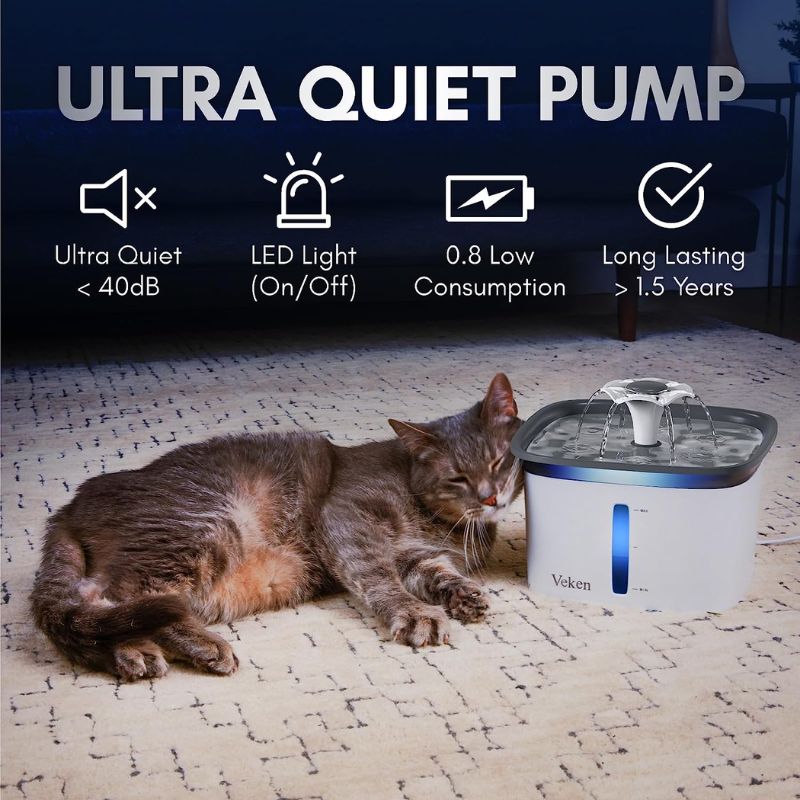 PETLIBRO Automatic Cat Food Dispenser, Automatic Cat Feeder with Customize Feeding Schedule, Auto Cat Feeder with Interactive Voice Recorder, Timed Pet Feeder for Cat & Dog 1-4 Meals Dry Food 4L